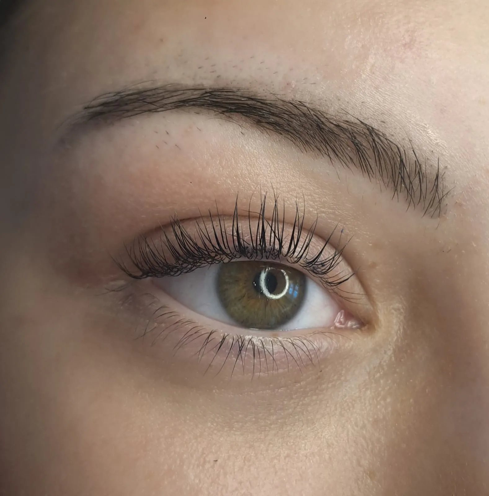 Po: Lash lifting – před a po